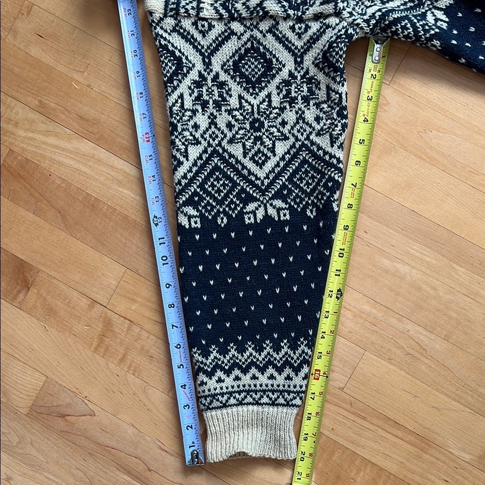 🇳🇴VTG Traditional Norwegian Cardigan Sweater—Devold by Olmes Carretti | Men’s M - Picture 11 of 17